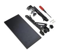 OAJABBGE Support de repose-bras réglable pour bureau de différentes épaisseurs d'ordinateur poignet repos dans un design ergonomique noir