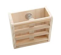 OAJABBGE Support d'herbe pour cochon d'Inde - Petit animal de compagnie - Chinchilla Grazer - Anti-mastication - Avec fente pour nourriture pour cochon d'Inde - Lapin