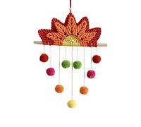 OAJABBGE Tapisserie murale en macramé - Décoration murale - Décoration d'intérieur - Cadeau de pendaison de crémaillère