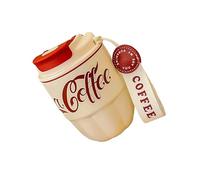 OAJABBGE Tasse À Café Sous Vide À Double Paroi Capacité 320 Ml En Acier 304 De Boisson Chaude Forme Citrouilles Dessin Animé Drôle Pour Le Partage Entre Amis Portable Acier Inoxydable