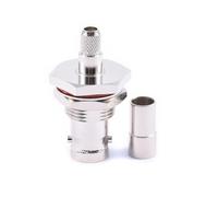 OAJABBGE Tout Cuivré BNC C C KKY-3 0 BNC Socle Femelle Connecteur de Douille 75OHM Connecteur Étanche Q9Q Base Femelle