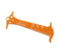 OAJABBGE Vérificateur de chaîne de vélo de route, indicateurs d'usure de la chaîne de vélo, jauge de mesure, outil de réparation de chaîne de vélo durable
