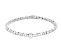OAK & LUNA - Bracelet et collier de tennis en moissanite gravés personnalisés - Cadeau délicat pour elle, femme - Bijoux de luxe personnalisés pour la fête des mères, Noël, la Saint-Valentin, Various