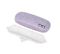 Oak & Tea Chêne G4043 PE Étui à Lunettes, Violet, 16cm x 6cm x 3cm/6.3 x 2.4 x 1.2 inch Mixte