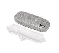 Oak & Tea G4043-PE Étui à Lunettes, Gris, 16cm x 6cm x 3cm/6.3 x 2.4 x 1.2 inch Mixte