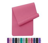 Oak & Tea Tapis de yoga tapis de yoga épais antidérapant pour homme/femme tapis d'exercice pour la gym à la maison avec sangle de transport méditation pilates 183 x 61 x 0.6 cm