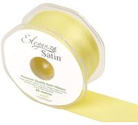 Oak Tree Eleganza Ruban de Satin Double Face 38 mm x 20 m Jaune Clair (No.10)
