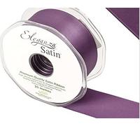 Oak Tree Eleganza Ruban de Satin Double Face 38 mm x 20 m Prune (Damson No.48)