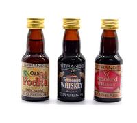 Oak Vodka + Smoked Whisky + Tennessee Whisky 3x25 ml - sans alcool | Essence de Vodka | Arôme pour gâteau