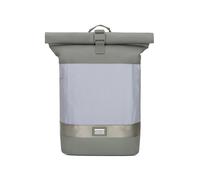 OAK25 Sac á Dos Vélo Femme & Homme Vert - Commute L - Sac Cycliste Réfléchissant - Grande Roll Top pour Voyage, College, Travail - Haute Visibilité et Sécurité -Hydrofuge