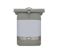 OAK25 Sac à dos Rolltop Femme Homme Vert - Commute M - Sac à dos cycliste réfléchissant - Haute visibilité & sécurité - Daypack vélo avec compartiment pour ordinateur portable