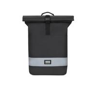 OAK25 Sac à Dos Femmes & Hommes Noir - Everyday Rolltop - Sac à Dos Cycliste Réfléchissant - Haute Visibilité & Sécurité - Daypack Vélo avec Compartiment pour Ordinateur Portable