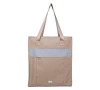 OAK25 Sac Cabas Femme Beige - Totebag - Sac a Main Grande - Sac Bandoulière pour les Loisirs et le Shopping - Avec Compartiment Ordinateur Portable 16 Pouches - Imperméable et Réfléchissant