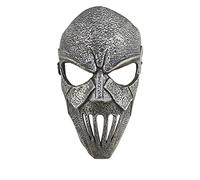 Oakamy Masque de Mick Thompson, Corey Taylor et Joey Jordison - Latex, gothique, rétro, Halloween - Accessoire de déguisement - Gris, M, gris, M