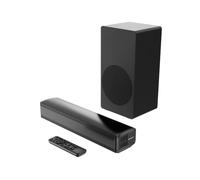 Oakcastle SB40 Xtra Barre de Son 90W TV 2.1 avec Bluetooth 5.4 | Barre de Son avec caisson de Basses Filaire, HDMI ARC, Optique, AUX et USB | Fixé au Mur Enceintes Pour Téléviseur