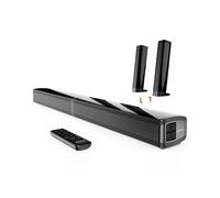 Oakcastle SB80 Barre De Son Home Cinema sans Fil | Enceinte pour Téléviseur | Bluetooth 5.1 HDMI Arc, Optique, AUX et USB Soundbar Enceintes | Barre De Son Caisson De Basse