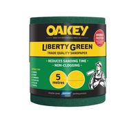 Oakey Liberté Vert Sablage Rouleau 115mm X 5m Gros 60G OAK63913