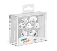 Oakie Doakie Dice RPG Dice Dés Mixte Adulte, Blanc, 102mm x 79mm x 36mm