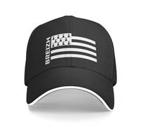 OAKITA Casquette de Baseball BZH Breizh Bretagne Bretagne France Bobet Hat Hat Beach Snap Back Hat Ball Cap New in The Hat Cap Femme Homme