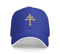 OAKITA Casquette de Baseball Croix DE Lorraine Croix D’Anjou Or Casquette de Baseball Golf Wear Hats Casquette de Baseball Homme Chapeau Femme