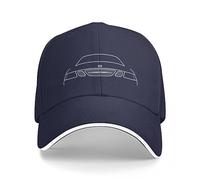 OAKITA Casquette de Baseball Saab 9 3 Classique Voiture Blanc Contour Graphique Casquette de Baseball Sun Hat pour Enfants Casquettes Chapeaux de Femme Hommes
