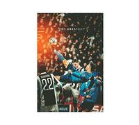 OakiTa Cristiano Ronaldo Poster de footballeur professionnel portugais sur toile - Décoration murale pour salon, chambre à coucher - Style sans cadre - 20 x 30 cm