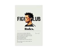 OakiTa Poster classique Movie Fight Club (13) sur toile - Décoration murale pour salon, chambre à coucher - Style sans cadre - 20 x 30 cm