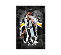 OakiTa Poster de sport Paulo Dybala sur toile - Décoration murale pour salon, chambre à coucher - Style sans cadre - 30 x 45 cm