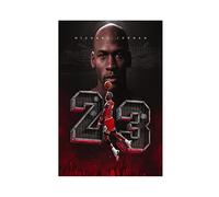 OakiTa Poster Michael Jordan joueur de basket-ball (5) - Impression sur toile - Décoration murale pour salon, chambre à coucher - Style sans cadre - 30 x 45 cm