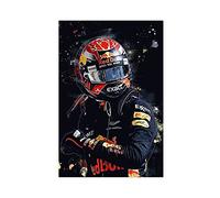 OakiTa Poster sur toile avec inscription « World Formula 1 Driver Max Verstappen » - Décoration murale pour salon, chambre à coucher - Style sans cadre - 30 x 45 cm