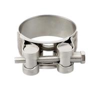 OAKJncjL Colliers de Serrage réglables, Pince d'échappement Robuste à Boulon en T, 1 pièce, 44-47mm, 48-51mm, 52-55mm, for Pression de Turbine(64-67MM)