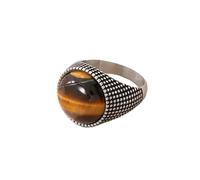 OAKKY Bague Bohème Grand Dôme Zircone Unisexe 4707 Taille 62