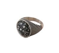 OAKKY Bague Bohème Grand Dôme Zircone Unisexe 4710 Taille 60
