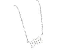 OAKKY Collier pour Couples ou Meilleurs Amis Charme Année Plaqué Or Bijou Amitié Assorti Cadeau Anniversaire pour Femme Copine Souvenir Anniversaire pour Partenaires Nés Argent 1997