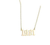 OAKKY Collier pour Couples ou Meilleurs Amis Charme Année Plaqué Or Bijou Amitié Assorti Cadeau Anniversaire pour Femme Copine Souvenir Anniversaire pour Partenaires Nés