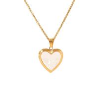 OAKKY Collier Unisex Stainless Steel Doré Chaîne Torsadée Style Océan Coquillage Exquis Tendance Nouveau Anniversaire Rendez-vous Festival Cadeau