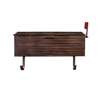 Oakland Living AZ620-COPPER Porte-Lettres Mural en cuivre avec Drapeau et Porte-journaux