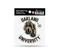 Oakland University Grizzlies Sticker autocollant 10,2 x 10,2 cm