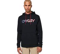 Oakley 2.0 B1B Chandail à Capuche pour Homme, Noir/Drapeau américain, Taille XL US