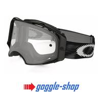 Oakley AIRBRAKE Motocross MX Enduro Vélo Lunettes - Jet Noir Vitesse /
