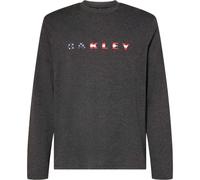 OAKLEY Bark Ls T-shirt - Homme - Gris / Noir - taille S- modèle 2026