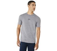 Oakley Bark New Short Sleeve Tee Chemise, Athletic Heather Grey, XS Homme