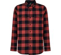 Oakley - Chemise en flannelle doublée en polaire - Bear Cozy Flannel Rosewood Black pour Homme en Coton - Taille M - Rouge Rouge M