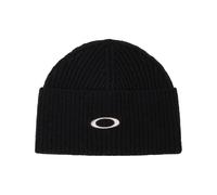 Oakley - Bonnet style docker - Ellipse Ribbed Beanie Blackout en Laine - Noir Noir