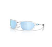 Oakley Unisex Oakley OO9537 CAGE JACKET 953702 Lunettes de soleil O_Matière Transparent Bleu Géométrique Polarisé