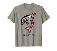 Oakley California Orca Killer Whales Cadeau amérindien T-Shirt