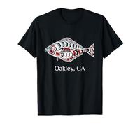 Oakley California PNW Art Amérindien Flétan Tribal T-Shirt