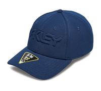 Oakley Chapeau Extensible à 6 Panneaux en Relief Casquette de Baseball, Bleu, L Homme