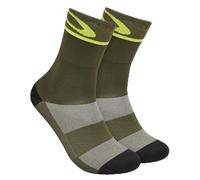 Oakley Chaussettes Cadence pour homme, vert, taille M, Vert, M