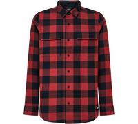Oakley - Chemise en flannelle doublée en polaire - Bear Cozy Flannel Rosewood Black pour Homme en Coton - Taille XL - Rouge Rouge XL
